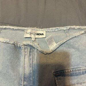 Fashion Nova cargo jeans